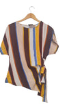 BLUSA LINEAS 15127 ( CELESTE, OLIVO, BEIGE)