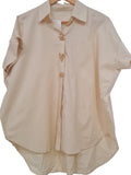 CAMISERA BROCHES 268062 (BEIGE, BLANCO)