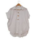 CAMISERA BROCHES 268062 (BEIGE, BLANCO)