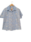 BLUSA BORDADA 17796 (CELESTE, AZUL)