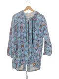 CHAQUETA ESTAMPADA 170772A (CELESTE, PRINT)