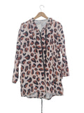 CHAQUETA ESTAMPADA 170772A (CELESTE, PRINT)