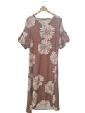 VESTIDO ESTAMPADO 10220 (ROJO, AZUL, LADRILLO, CAFE)
