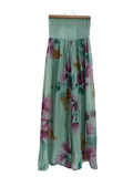 PANTALON SEDA ESTAMPADO 52238 (BEIGE, VERDE)