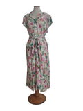VESTIDO ESTAMPADO CON CINTA 24107991