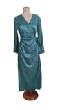 VESTIDO TRASLAPADO VERDE 25207023