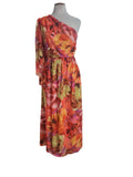 VESTIDO ESTAMPADO 24107996 (ANARANJADO, FUCSIA)