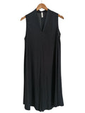 VESTIDO CORTO LISO  26209 (BLANCO, NEGRO)