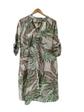 VESTIDO CAMISERO CORTO 1665 (TURQUESA, NEGRO, BEIGE, AMARILLO, ANARANJADO)