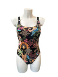 CALZONETA C32418  (AZUL, NEGRO, LADRILLO)