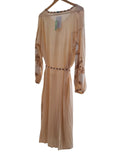 VESTIDO BEIGE BORDADO BV-03