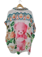 BLUSA CAMISERA ESTAMPADA 165762