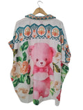 BLUSA CAMISERA ESTAMPADA 165762
