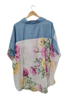 BLUSA CAMISERA ESTAMPADA 166501