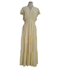 VESTIDO RAYADO (CELESTE, AMARILLO)  23107843