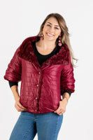 Abrigo Reversible Rojo A109